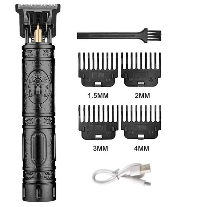 USB rechargeable hair clipper and beard trimmer kit