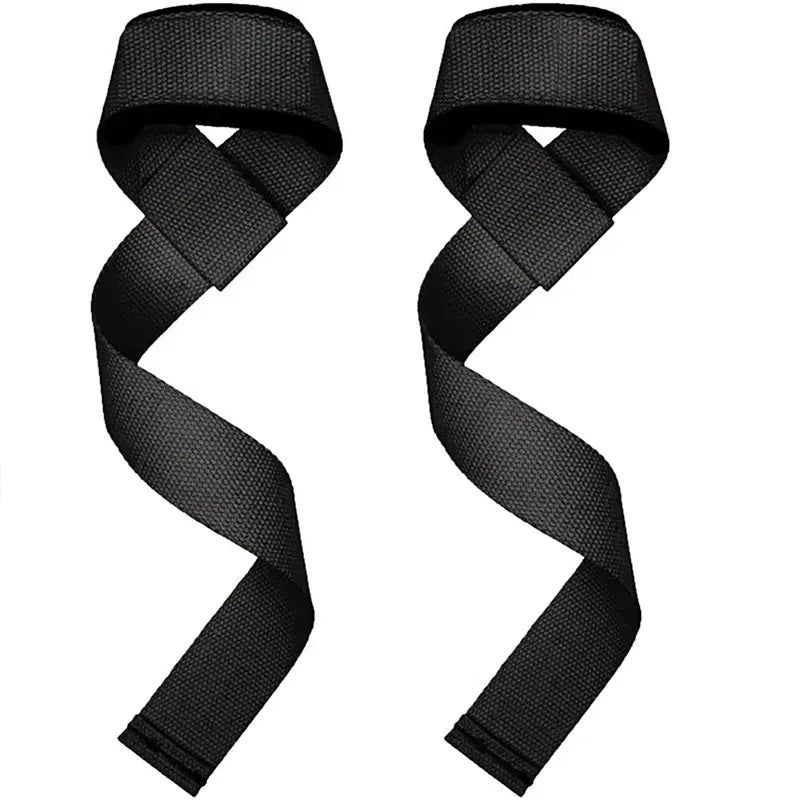 Adjustable weightlifting wrist straps, non-slip grip