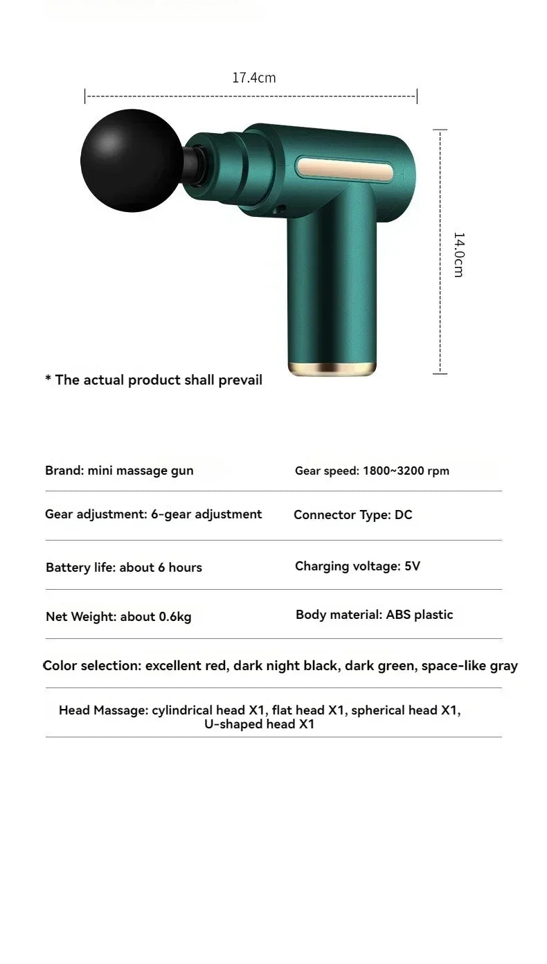 Mini Massage Gun | Deep Muscle Recovery Tool | Reown