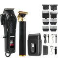 USB rechargeable hair clipper and beard trimmer kit